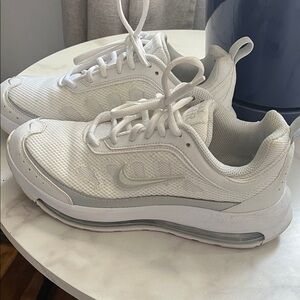 Nike White and Gray Sneakers
